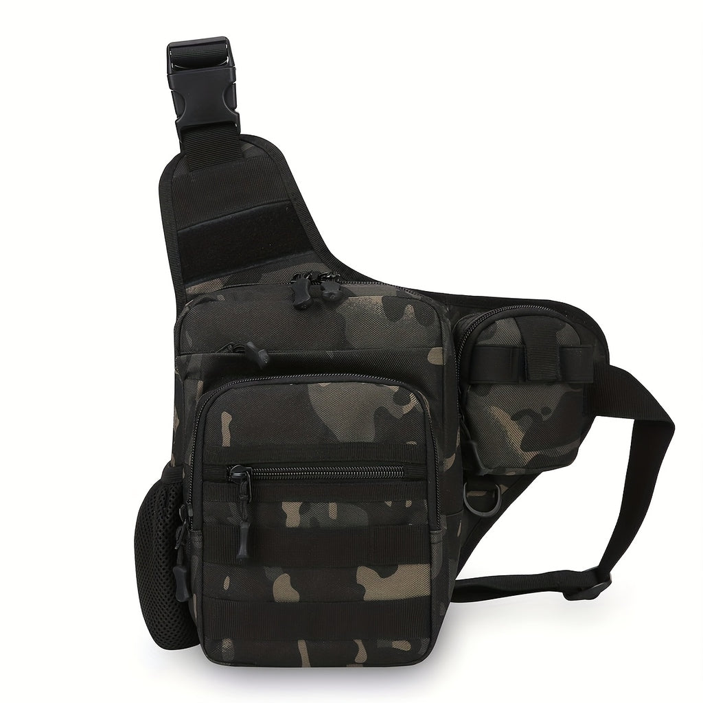 Men's Oxford Cloth Crossbody Shoulder Bag Tactical Outdoor Sports Chest Pack